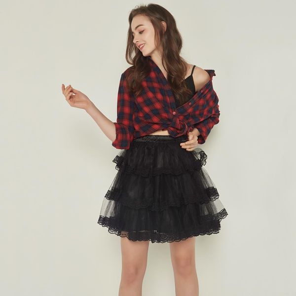 skirts normov casual princess style mesh ball gown 2021 lolita pleated mini skirt solid nylon lace splice short, Black
skirts normov casual princess style mesh ball gown 2021 lolita pleated mini skirt solid nylon lace splice short, Black