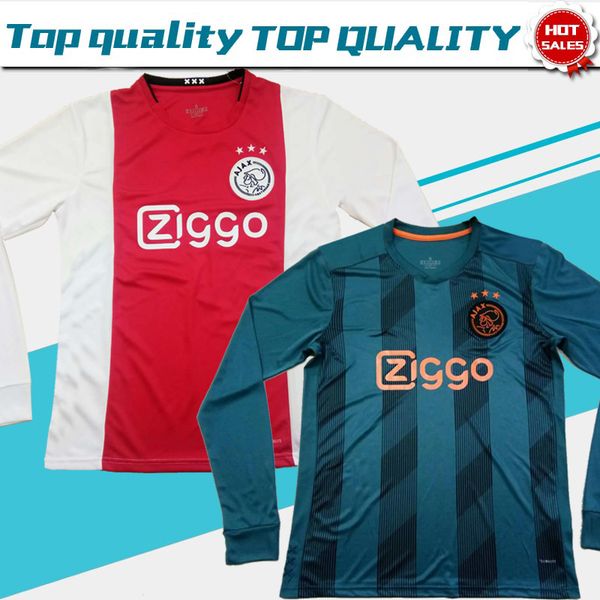2019 long sleeve ajax home soccer jerseys 19/20 away soccer shirts #14 cruyff #22 ziyech long sleeve football uniforms, Black
2019 long sleeve ajax home soccer jerseys 19/20 away soccer shirts #14 cruyff #22 ziyech long sleeve football uniforms, Black