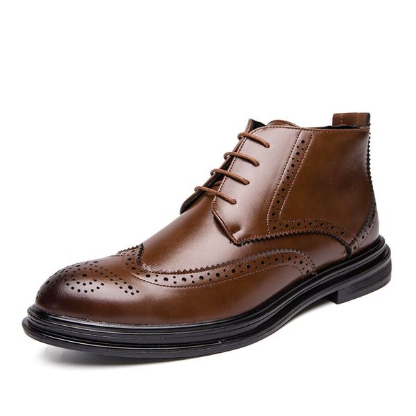 men dress boots formal shoes leather brown black business party wedding social boot comfortable luxury shoe
men dress boots formal shoes leather brown black business party wedding social boot comfortable luxury shoe