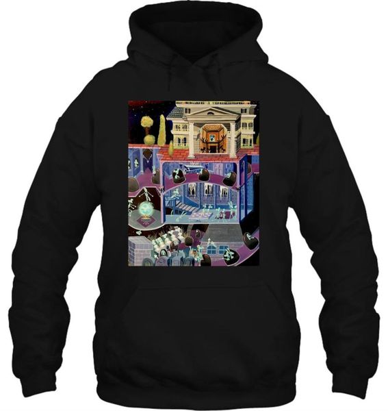 men hoodie fashion cool funny haunted mansion inspired customized printed women streetwear, Black
men hoodie fashion cool funny haunted mansion inspired customized printed women streetwear, Black