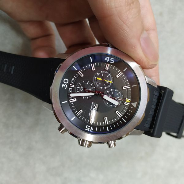 iw 329002 aquatimer luxury men's watch pilot mark xviii 40mm black dial rubber strap automatic mechanical mens watches moon watch, Slivery;brown
iw 329002 aquatimer luxury men's watch pilot mark xviii 40mm black dial rubber strap automatic mechanical mens watches moon watch, Slivery;brown