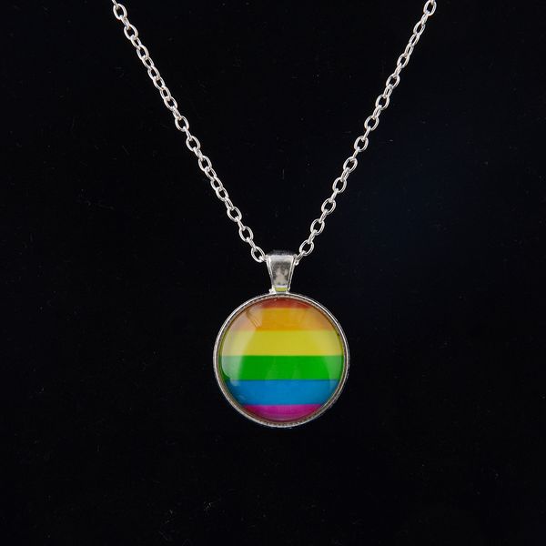 men women gay pride choker necklace rainbow flag lesbian lgbt love is love pride glass pendants necklaces unique jewelry, Silver
men women gay pride choker necklace rainbow flag lesbian lgbt love is love pride glass pendants necklaces unique jewelry, Silver