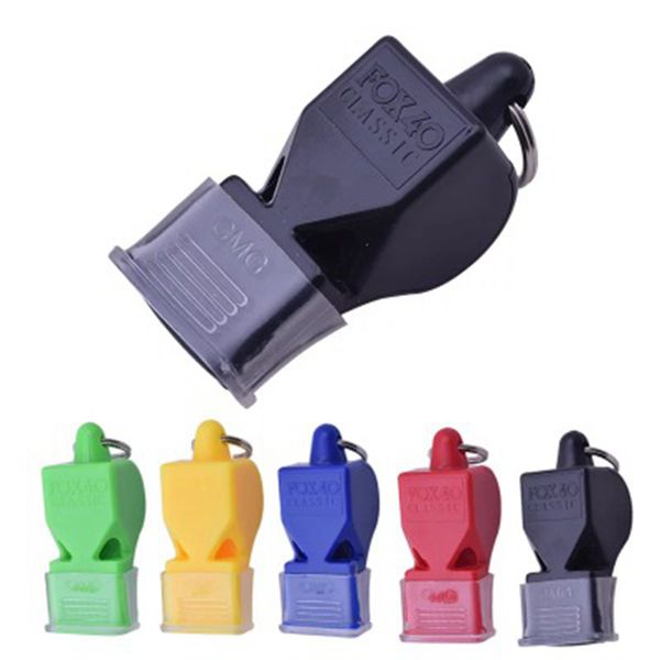 Outdoor Whistle Plastic Fox 40 Soccer Football Basketball Baseball Sports Referee Whistle Survival Whistle Cyz884