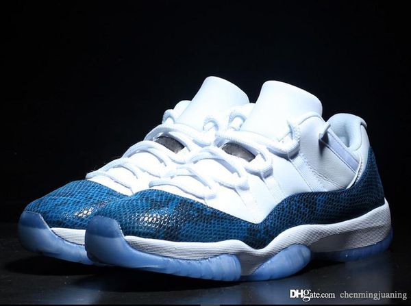 2019 release 11 low blue snakeskin basketball shoes men 11s xi white black navy athletic sneakers with original box cd6846-102
2019 release 11 low blue snakeskin basketball shoes men 11s xi white black navy athletic sneakers with original box cd6846-102
