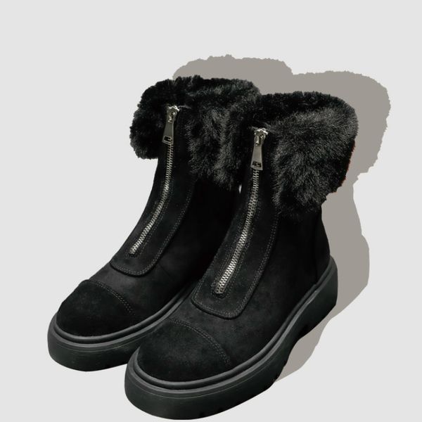 winter ankle boot ladies zip shoes platform female comfort drop women snow boots warm short fur plush tumed-over edge u11-49, Black
winter ankle boot ladies zip shoes platform female comfort drop women snow boots warm short fur plush tumed-over edge u11-49, Black
