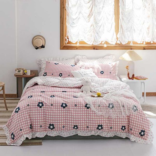 bedding sets 2021 100% cotton printing ruffles set soft duvet cover bed sheet pillowcases single king size 3/4pcs
bedding sets 2021 100% cotton printing ruffles set soft duvet cover bed sheet pillowcases single king size 3/4pcs