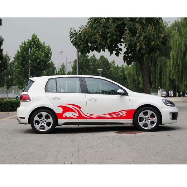2pcs car flame decals totem skirt refit personalized decorative body scratch autos sticker
2pcs car flame decals totem skirt refit personalized decorative body scratch autos sticker