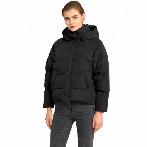odm new down coat women short competitive price shiny super ultra light down coat customized, Black
odm new down coat women short competitive price shiny super ultra light down coat customized, Black