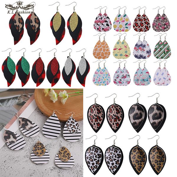 2020 women fashion pu leather earring personalized design leopard famingo zebra stripes muliti-layer jewelry statement hook dangle earrings, Silver
2020 women fashion pu leather earring personalized design leopard famingo zebra stripes muliti-layer jewelry statement hook dangle earrings, Silver