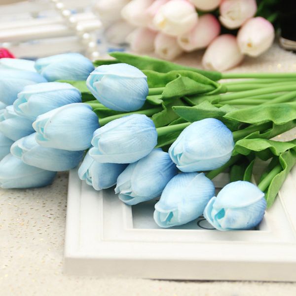new arrival 10pcs multi color red pink real touch artificial flower white blue pu tulip for wedding party banquet table decor
new arrival 10pcs multi color red pink real touch artificial flower white blue pu tulip for wedding party banquet table decor