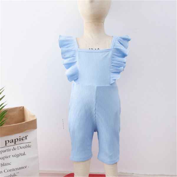 1-6t baby girls knitted romper summer clothes lovely kids short sleeve solid ruffles romper one piece jumpsuits overalls pants, Blue
1-6t baby girls knitted romper summer clothes lovely kids short sleeve solid ruffles romper one piece jumpsuits overalls pants, Blue