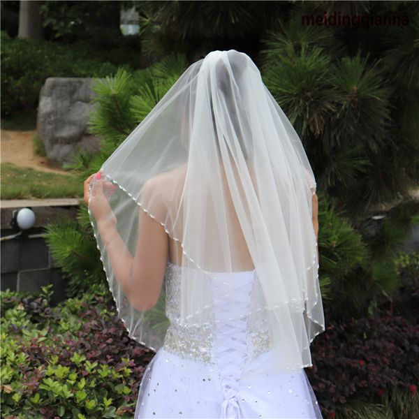 nice white ivory champagne purple pink red black wedding veil two-tier pearl and crystal edge hip length meidingqianna brand bridal veil
nice white ivory champagne purple pink red black wedding veil two-tier pearl and crystal edge hip length meidingqianna brand bridal veil