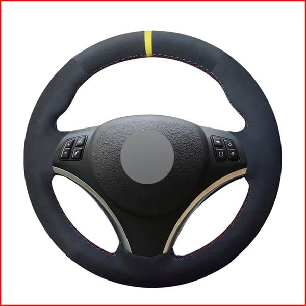 black suede hand sew comfortable soft steering wheel cover for e90 e91 e92 e93 e87 e81 e82 e88 x1 e84 accessories
black suede hand sew comfortable soft steering wheel cover for e90 e91 e92 e93 e87 e81 e82 e88 x1 e84 accessories