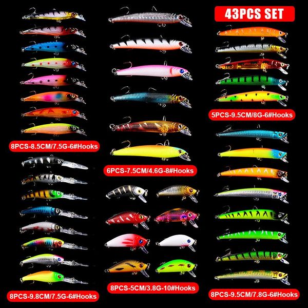 40-50pcs fishing lures set fishing bait mixed size fishing tackle mixed minnow lures/popper lures/crank mix colors lures sets dqqgj
40-50pcs fishing lures set fishing bait mixed size fishing tackle mixed minnow lures/popper lures/crank mix colors lures sets dqqgj