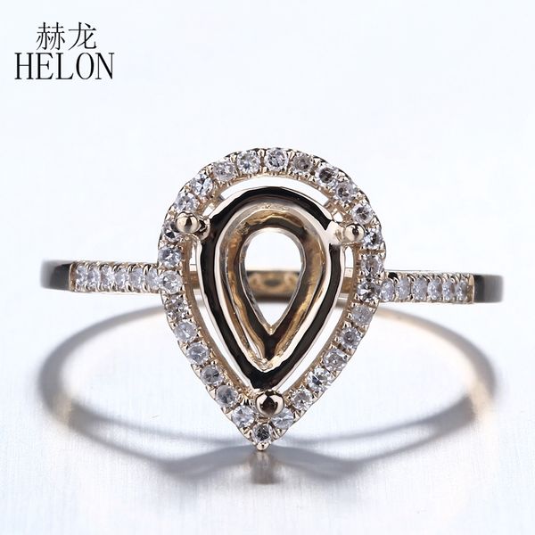 helon solid 10k yellow gold natural diamonds engagement wedding women trendy jewelry semi mount ring setting fit pear cut 10x6mm, Golden;silver
helon solid 10k yellow gold natural diamonds engagement wedding women trendy jewelry semi mount ring setting fit pear cut 10x6mm, Golden;silver