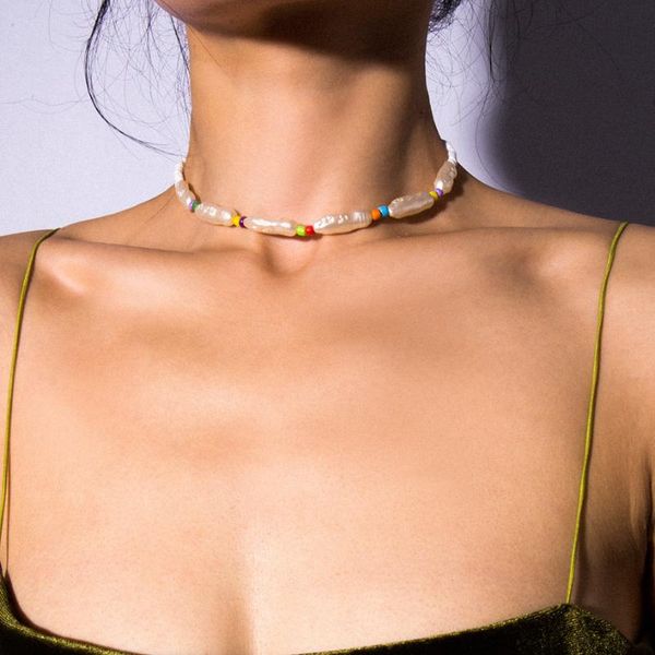 2020 new custom irregular pearl beaded choker necklace for girls women summer new statement collar necklace, Golden;silver
2020 new custom irregular pearl beaded choker necklace for girls women summer new statement collar necklace, Golden;silver