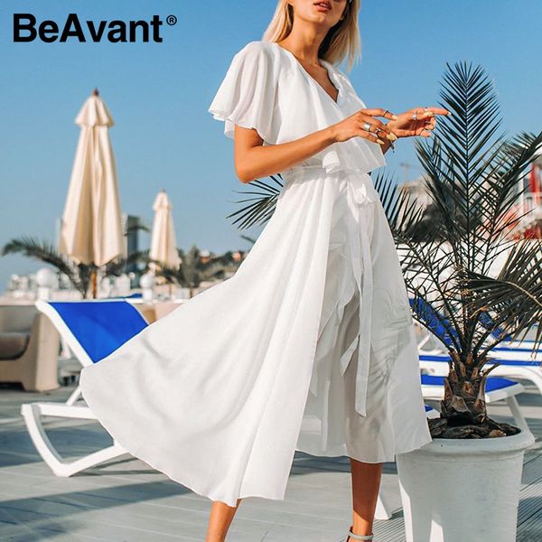 beavant 2020 chiffon white long dress female v neck ruffled summer boho dress women high waist maxi dress sundress vestidos, Black;gray
beavant 2020 chiffon white long dress female v neck ruffled summer boho dress women high waist maxi dress sundress vestidos, Black;gray