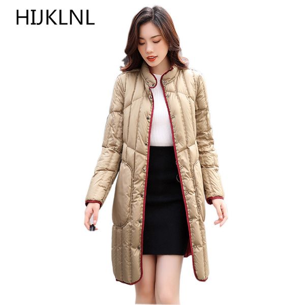 2018 new women's winter down jacket with two sides wearing light and thin long section collar collar thick warm loose coat tq302, Black
2018 new women's winter down jacket with two sides wearing light and thin long section collar collar thick warm loose coat tq302, Black