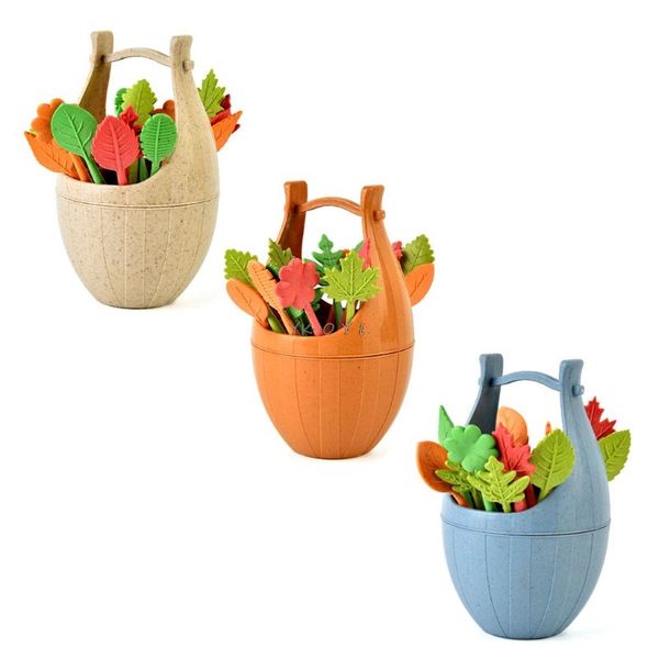 16pcs/set nordic style wheat straw barrel leaves fruit fork lunch cake dessert picks skewers sandwich toothpick wedding party de
16pcs/set nordic style wheat straw barrel leaves fruit fork lunch cake dessert picks skewers sandwich toothpick wedding party de