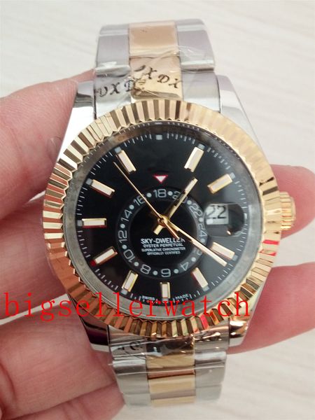 luxury watch 42mm sky-dweller 326934 326933 326938 black dialautomatic watch stainless steel 2813 movement 18k gold mens watches men wrist, Slivery;brown
luxury watch 42mm sky-dweller 326934 326933 326938 black dialautomatic watch stainless steel 2813 movement 18k gold mens watches men wrist, Slivery;brown