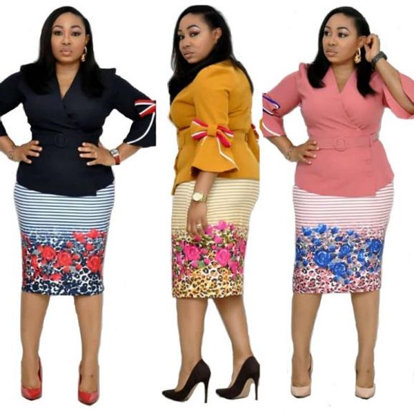 womens designer floral printed dresses suits casual plus size 2 piece dress fashion sashes flare sleeved v-neck suits womens clothing, White
womens designer floral printed dresses suits casual plus size 2 piece dress fashion sashes flare sleeved v-neck suits womens clothing, White