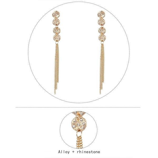 wholesale-chains tassels dangle earrings for women gold plated fringes diamonds chandelier earring girl western luxury designer jewelry, Silver
wholesale-chains tassels dangle earrings for women gold plated fringes diamonds chandelier earring girl western luxury designer jewelry, Silver
