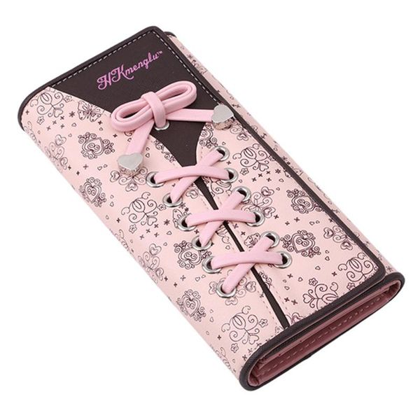 shoelace style pocket long wallet pu leather multi-functional wallet women coin purse card holders clutch female wallets purse, Red;black
shoelace style pocket long wallet pu leather multi-functional wallet women coin purse card holders clutch female wallets purse, Red;black