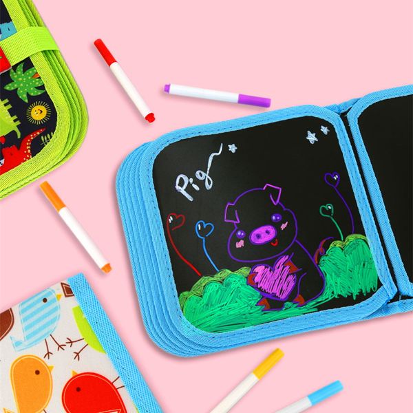 дети crafts совет портативной воды чертежной доски книги царапина раскраска diy blackboard живопись игрушка хобби для детей
дети crafts совет портативной воды чертежной доски книги царапина раскраска diy blackboard живопись игрушка хобби для детей