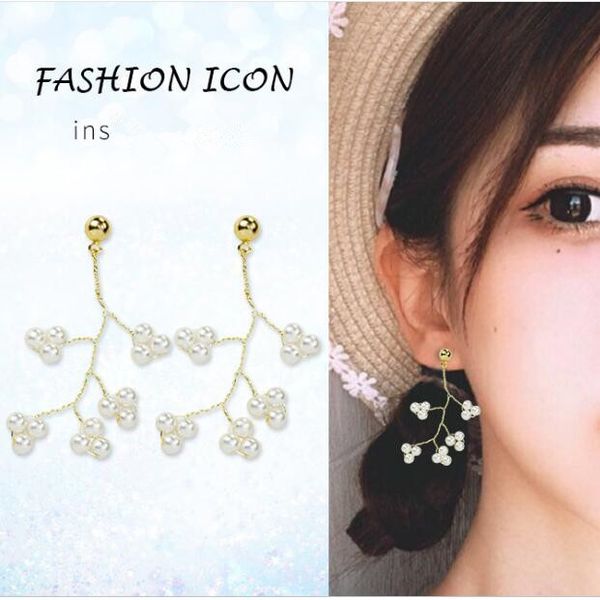 stylish irregular branch pearl earrings stud flowerl earring handmade qualities super sweet ins women's minimalist jewelry 20pair, Golden;silver
stylish irregular branch pearl earrings stud flowerl earring handmade qualities super sweet ins women's minimalist jewelry 20pair, Golden;silver