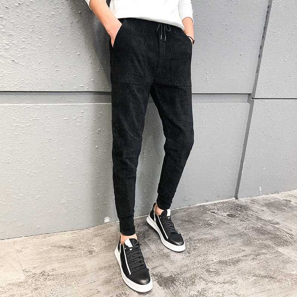 winter thick corduroy pants men korean fashion slim fit joggers men streetwear plus size casual trousers 36-28, Black
winter thick corduroy pants men korean fashion slim fit joggers men streetwear plus size casual trousers 36-28, Black