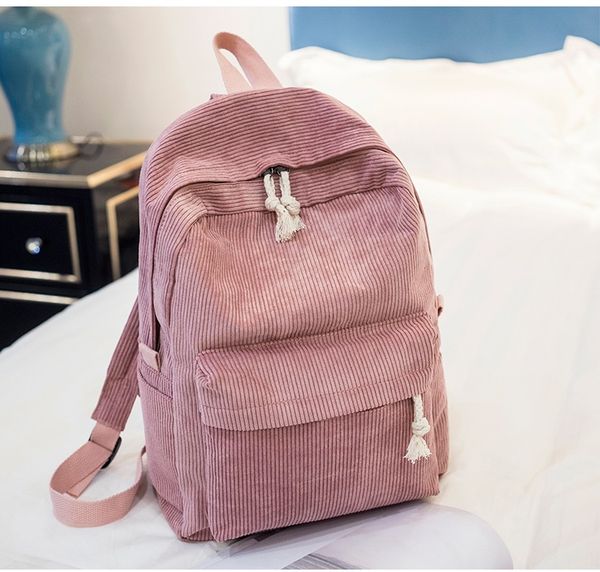 dropshipping school backpack design corduroy lady women backpack color candy color rucksack casual solid striped
dropshipping school backpack design corduroy lady women backpack color candy color rucksack casual solid striped