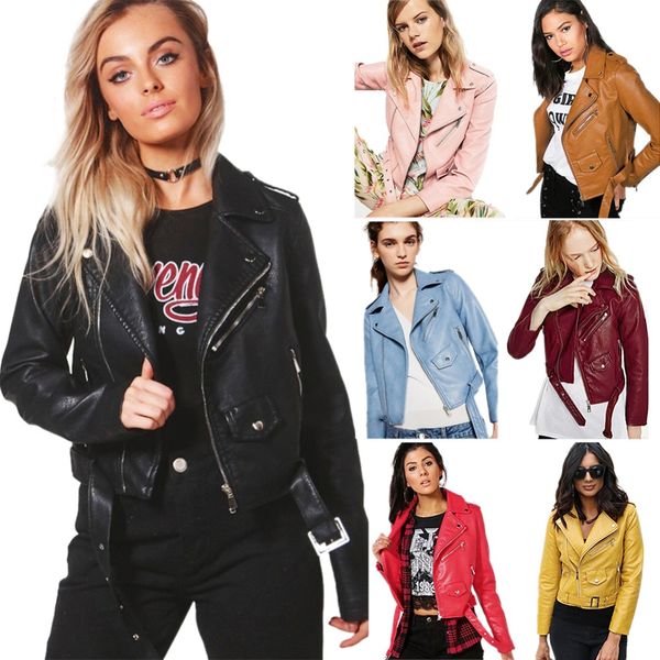 ruiyige 2019 fashion women pu leather jacket coats basic solid zipper faux leather jacket warm female winter autumn coat, Black
ruiyige 2019 fashion women pu leather jacket coats basic solid zipper faux leather jacket warm female winter autumn coat, Black
