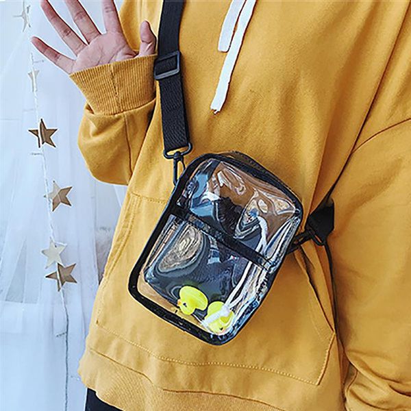 2019 fashion creative pvc transparent bag for women clear shoulder bag cell phone pocket messenger bags crossbody
2019 fashion creative pvc transparent bag for women clear shoulder bag cell phone pocket messenger bags crossbody