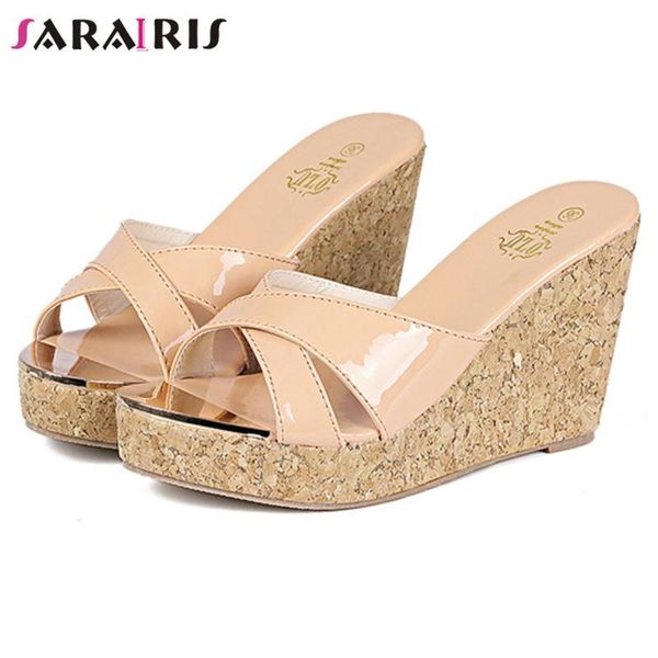 sarairis comfort high wedges slippers daily casual slip-on slides women cool summer platform shoes woman, Black 
sarairis comfort high wedges slippers daily casual slip-on slides women cool summer platform shoes woman, Black