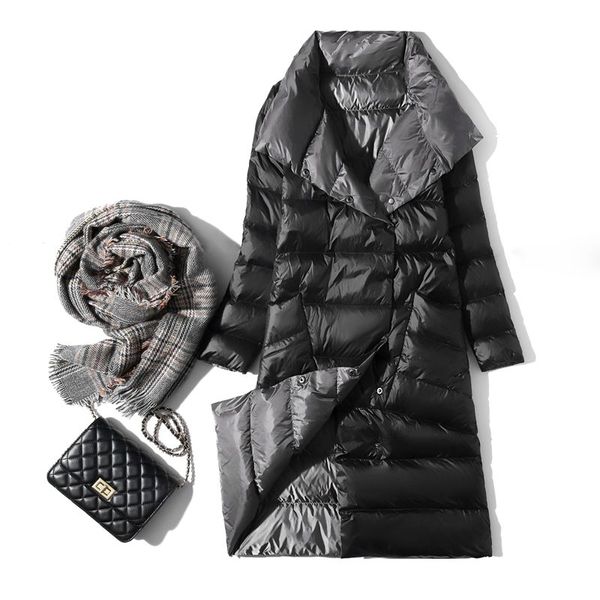 new winter coat women 90% white duck down jacket simple thicken warm parkas with female down jackets loose plus size 3xl outwear, Black
new winter coat women 90% white duck down jacket simple thicken warm parkas with female down jackets loose plus size 3xl outwear, Black