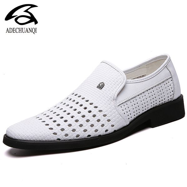 summer breathable men's sandals leather loafers non-slip casual men's shoes wear-resistant soft business shoes 38-48, Black
summer breathable men's sandals leather loafers non-slip casual men's shoes wear-resistant soft business shoes 38-48, Black