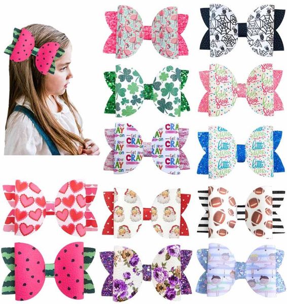 12pcs 4'' glitter hair bows fruit flower holiday glitter leather hair clips, Slivery;white
12pcs 4'' glitter hair bows fruit flower holiday glitter leather hair clips, Slivery;white