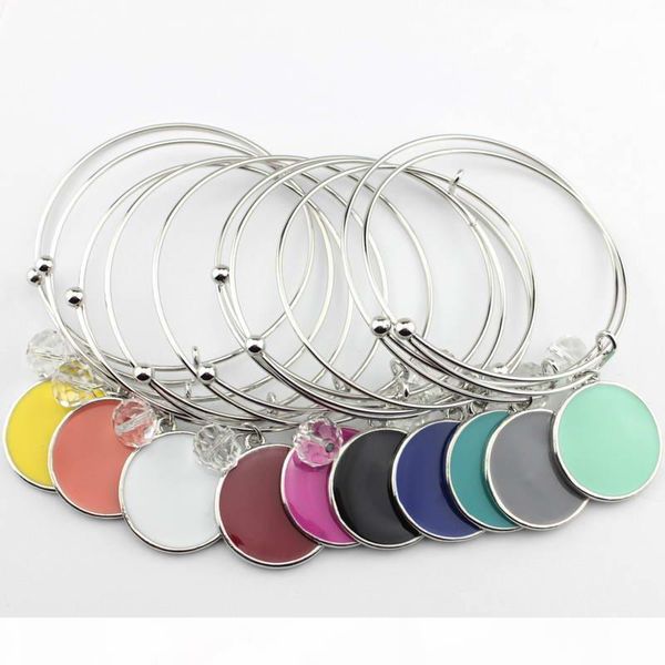 2018 rhodium plated initial blanks bangle fashion monogram blanks charm bangles enamel flat round disc engraved bangle bracelet adjustable, Golden;silver
2018 rhodium plated initial blanks bangle fashion monogram blanks charm bangles enamel flat round disc engraved bangle bracelet adjustable, Golden;silver