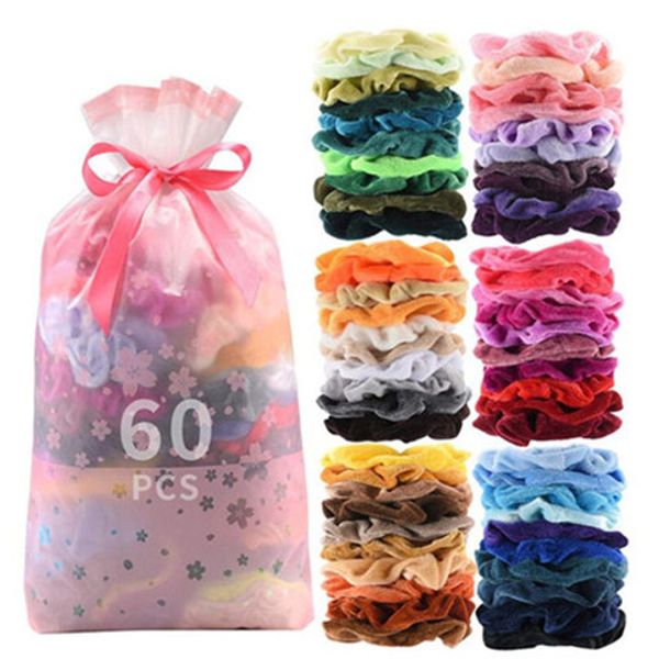 girl hairsband velvet large intestine ponytail clip elastic hair band women's velvet hair scrunchies colorful hair accessories 60pc wy2, Pink
girl hairsband velvet large intestine ponytail clip elastic hair band women's velvet hair scrunchies colorful hair accessories 60pc wy2, Pink