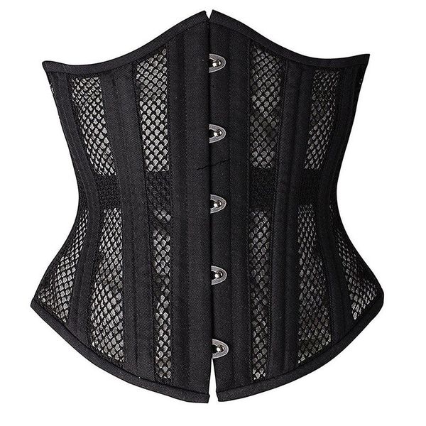24 steel bones women mesh instant shape waist trainer underbust corset body shapers 28cm height torso girdles waist slimming belt xs-3xl, Black;white
24 steel bones women mesh instant shape waist trainer underbust corset body shapers 28cm height torso girdles waist slimming belt xs-3xl, Black;white