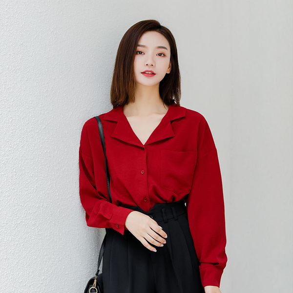 women's blouses & shirts 2021 spring women chiffon long sleeve blouse good quality cotton solid europe leisure loose blusa feminina t2, White
women's blouses & shirts 2021 spring women chiffon long sleeve blouse good quality cotton solid europe leisure loose blusa feminina t2, White