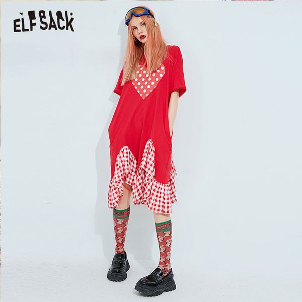 elf sack cotton casual women dot dresses fashion loose letter embroidery female dress vintage plaid patchwork woman a-line dress, Black;gray
elf sack cotton casual women dot dresses fashion loose letter embroidery female dress vintage plaid patchwork woman a-line dress, Black;gray