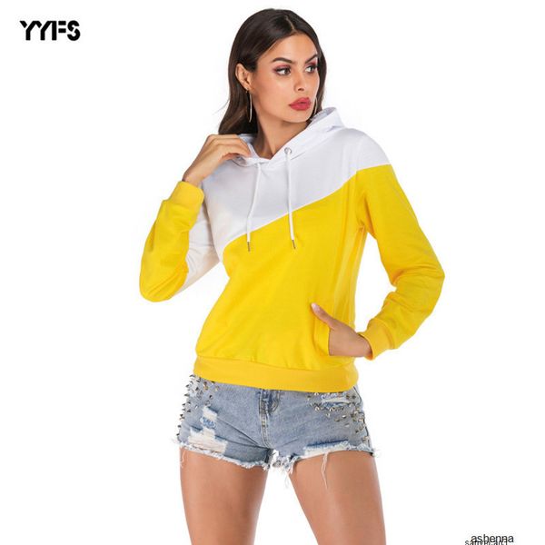 womens designer season hooded long sweater women stitching contrast hoodienx67h, Black;brown
womens designer season hooded long sweater women stitching contrast hoodienx67h, Black;brown