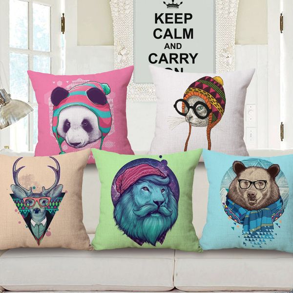 cartoon animal head portrait pillow northern europe hold cotton pillow case automobile office back cushion
cartoon animal head portrait pillow northern europe hold cotton pillow case automobile office back cushion
