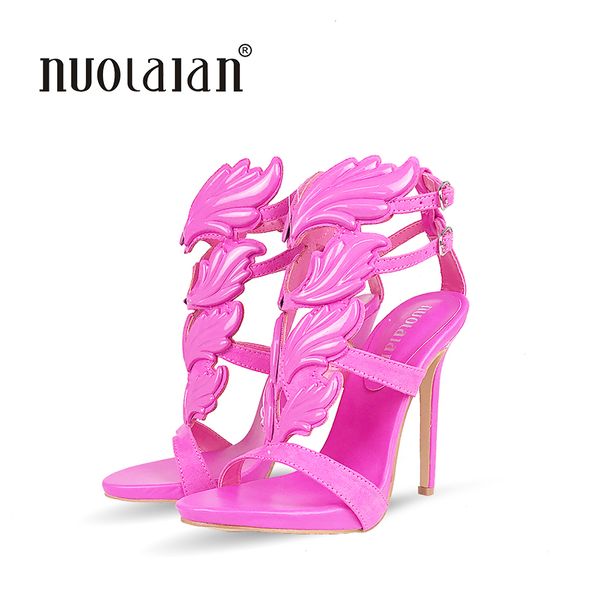 women pumps metallic winged gladiator high heel pumps shoes for women 12cm high heels sandals party wedding shoes woman, Black
women pumps metallic winged gladiator high heel pumps shoes for women 12cm high heels sandals party wedding shoes woman, Black