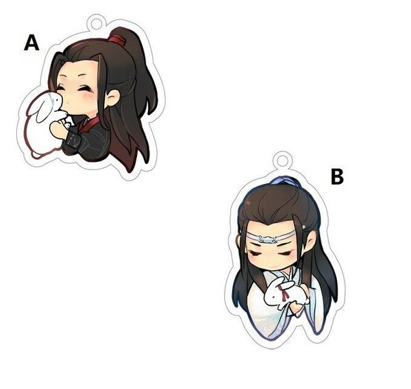 anime keychain strap grandmaster of demonic cultivation acrylic keyring, Silver
anime keychain strap grandmaster of demonic cultivation acrylic keyring, Silver