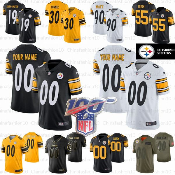 custom mens women kids pittsburgh 19 juju smith-schuster 90 t.j. watt pit steeler jerseys 53 pouncey 30 james conner devin bush ryan shazier, Black;red
custom mens women kids pittsburgh 19 juju smith-schuster 90 t.j. watt pit steeler jerseys 53 pouncey 30 james conner devin bush ryan shazier, Black;red