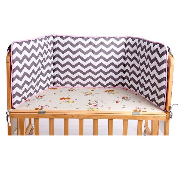 48x180 cm newborn baby bed bumper crib bumper knot infant room decor newborn bed pillow knot crib