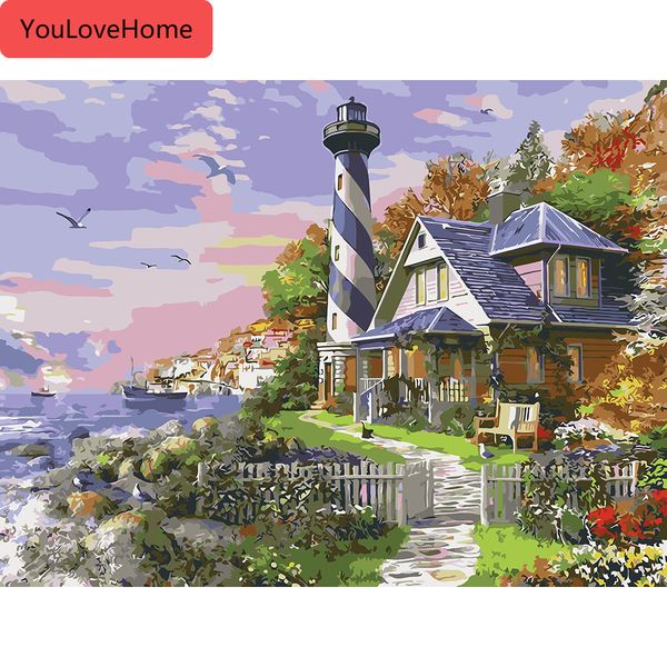 diy pictures by numbers lighthouse landscape paint canvas hand painted wall art city scenery oil paint numbers kits
diy pictures by numbers lighthouse landscape paint canvas hand painted wall art city scenery oil paint numbers kits