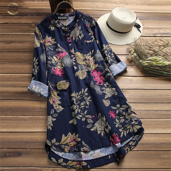 blouses women blouse 2019 autumn long sleeve shirt casual mandarin collar pockets bohemian long blusas plus size 5xl, White
blouses women blouse 2019 autumn long sleeve shirt casual mandarin collar pockets bohemian long blusas plus size 5xl, White